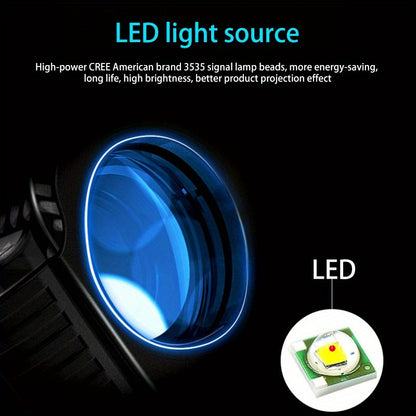 Energy-Efficient Wireless LED Car Door Projector Lights