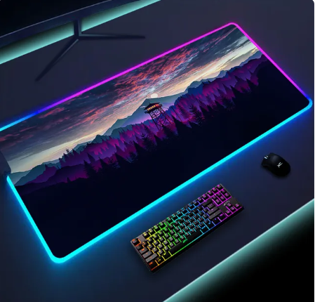 RadiantGlow LED Mouse Pad