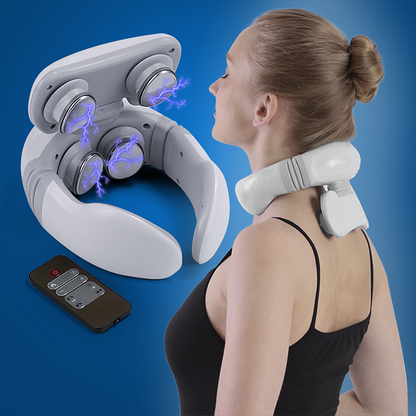 4D Neck Massager + Remote Control