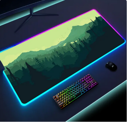 RadiantGlow LED Mouse Pad