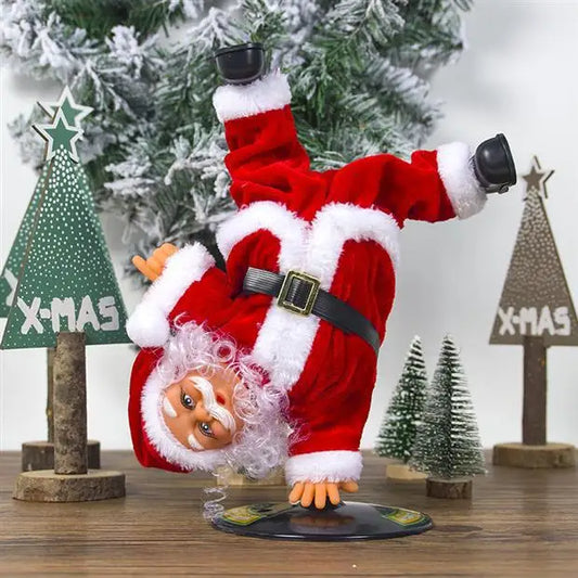 Inverted rotating santa