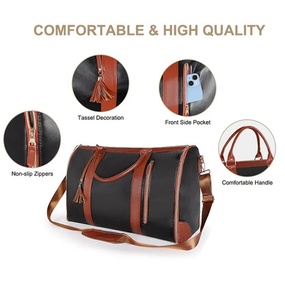 Foldable travel bag for leisure and business trip