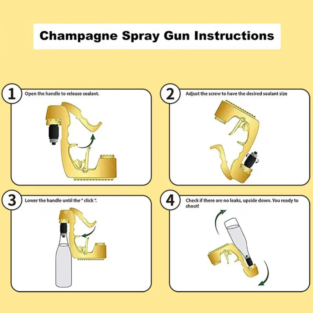 Champagne Wine Sprayer gun shape