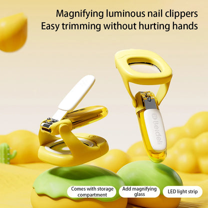 Baby Nail Clippers with LED Light &amp; Magnifying Glass