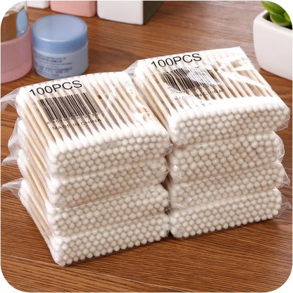 Disinfected Iodine Double-Ended Cotton Swabs