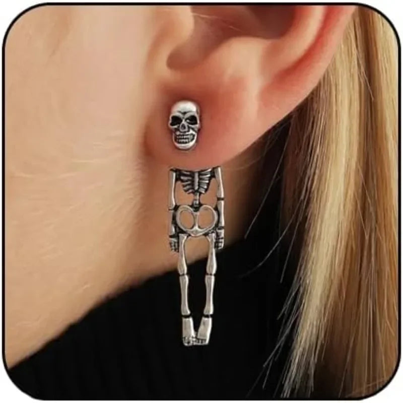 halloween spooky  skul earings