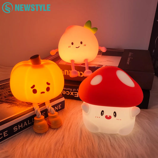 Cute Pumpkin Night Light