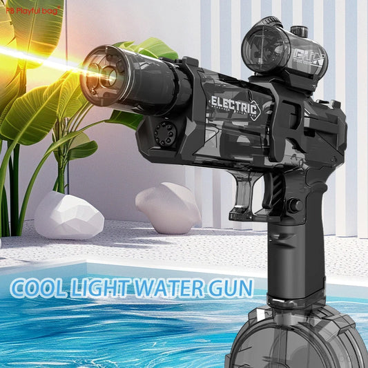 Second generation upgraded light fire effect water gun