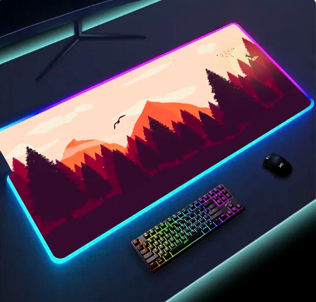 RadiantGlow LED Mouse Pad