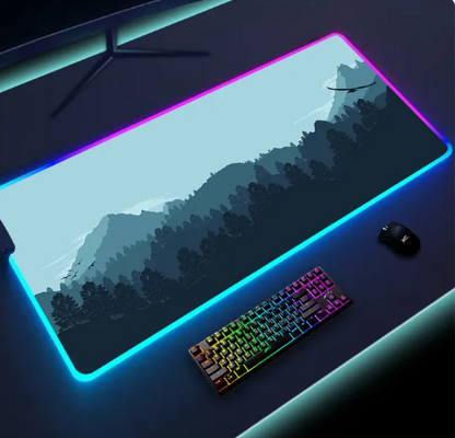 RadiantGlow LED Mouse Pad