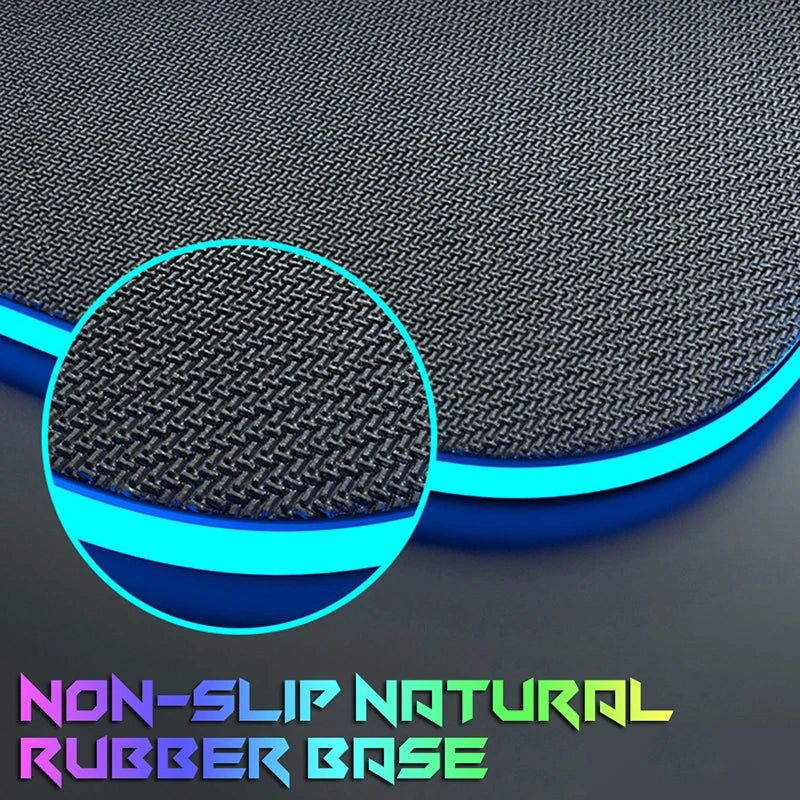 RadiantGlow LED Mouse Pad