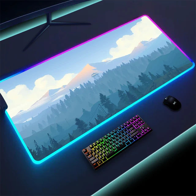 RadiantGlow LED Mouse Pad