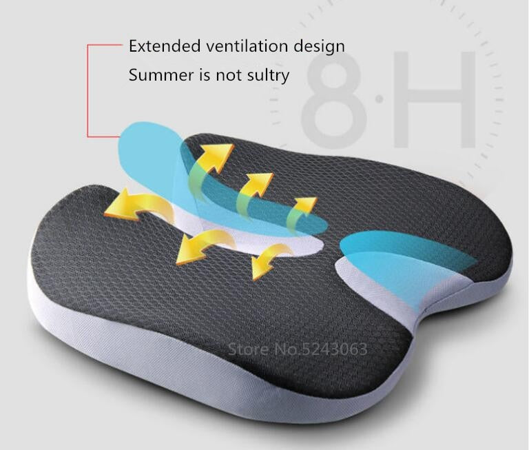 Non-Slip Orthopedic Memory Foam Cushion