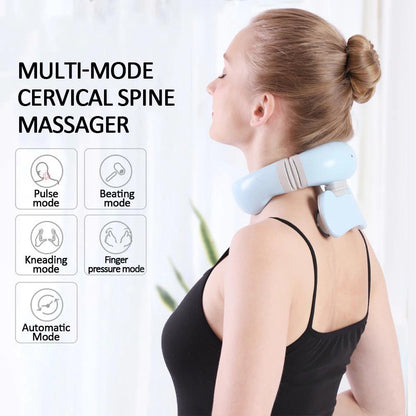 4D Neck Massager + Remote Control