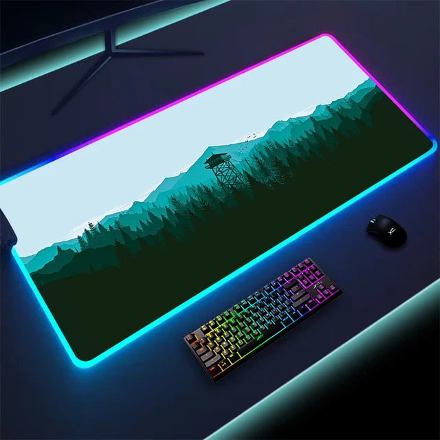 RadiantGlow LED Mouse Pad