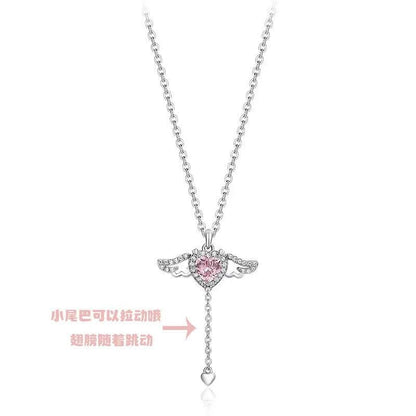 Heart winning Wings Necklace