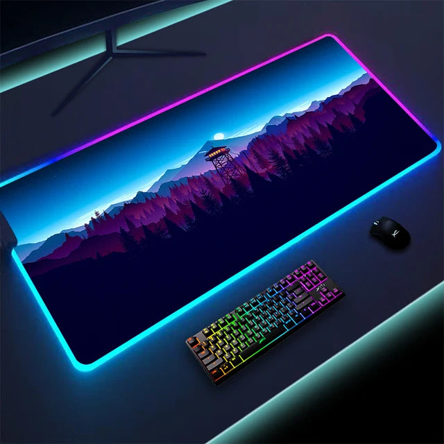 RadiantGlow LED Mouse Pad