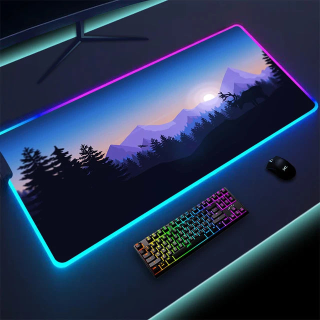 RadiantGlow LED Mouse Pad