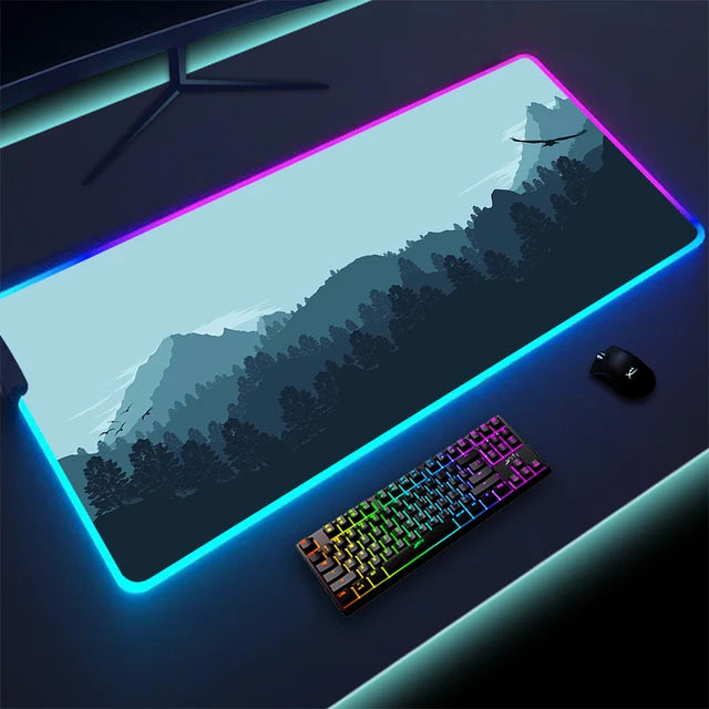 RadiantGlow LED Mouse Pad